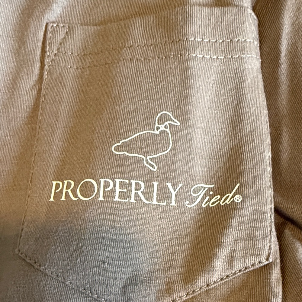 Properly Tied Gray Long Sleeve T-Shirt - Picture 10 of 10